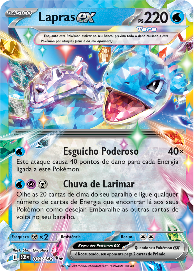 Carta Lapras ex