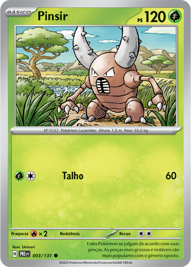 Carta Pinsir