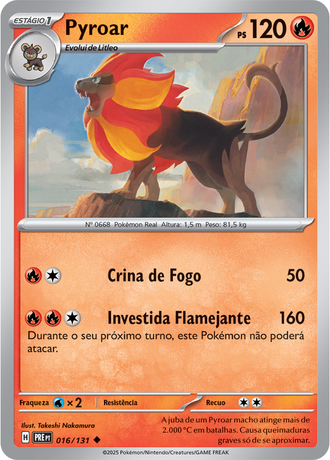 Carta Pyroar