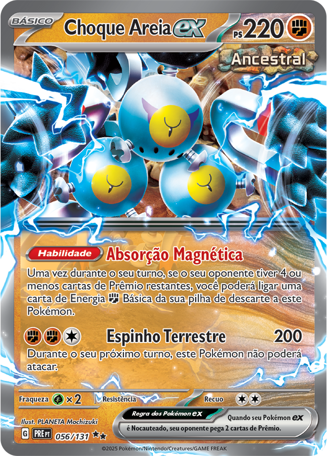 Carta Choque Areia ex