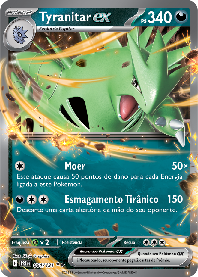 Carta Tyranitar ex