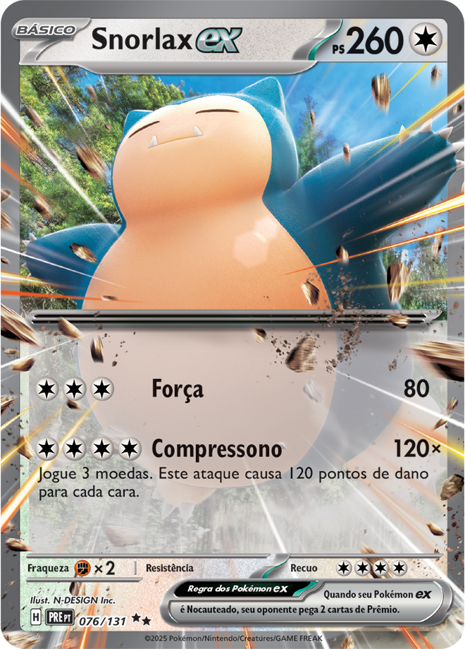 Carta Snorlax ex