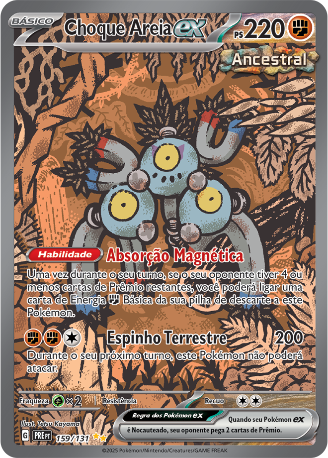 Carta Choque Areia ex
