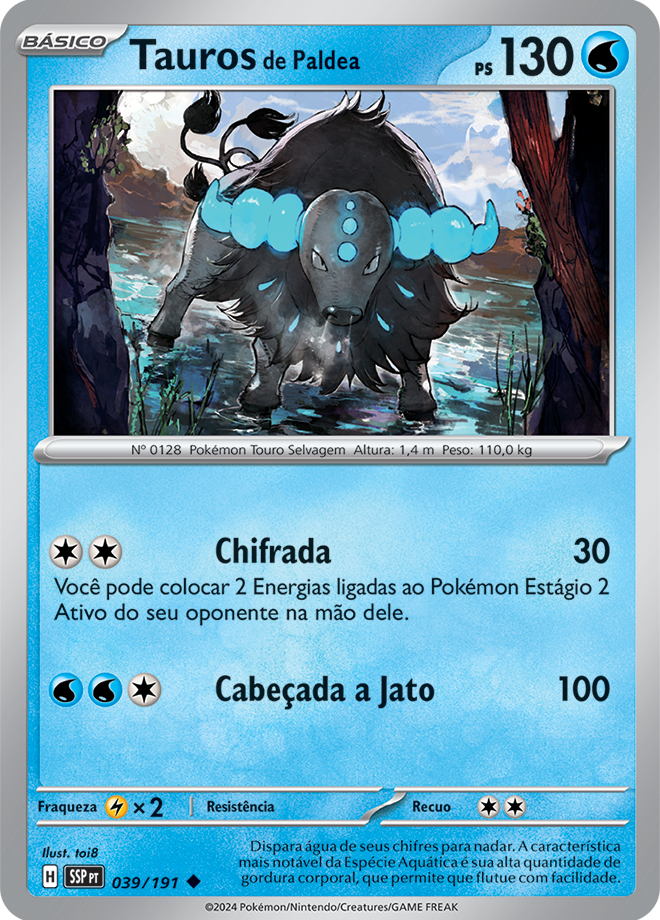 Carta Tauros de Paldea