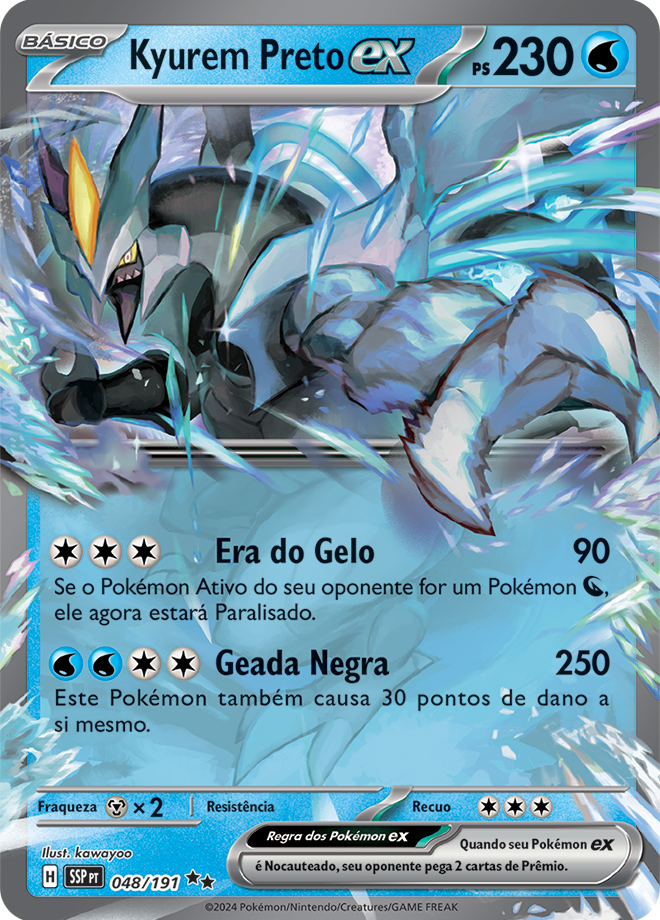 Carta Kyurem Preto ex