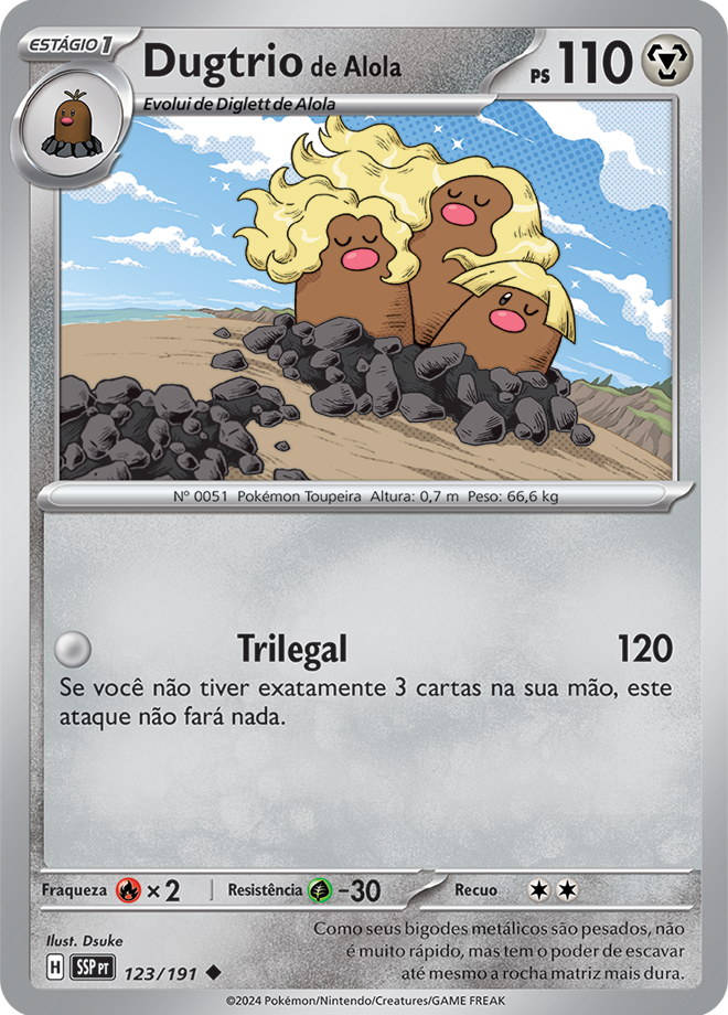 Carta Dugtrio de Alola