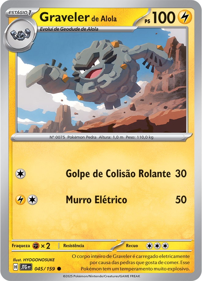 Carta Graveler de Alola