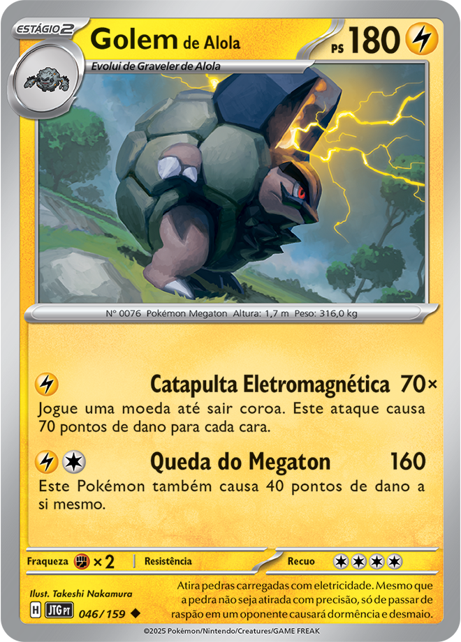 Carta Golem de Alola