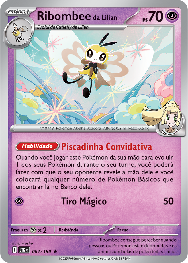 Carta Ribombee da Lílian