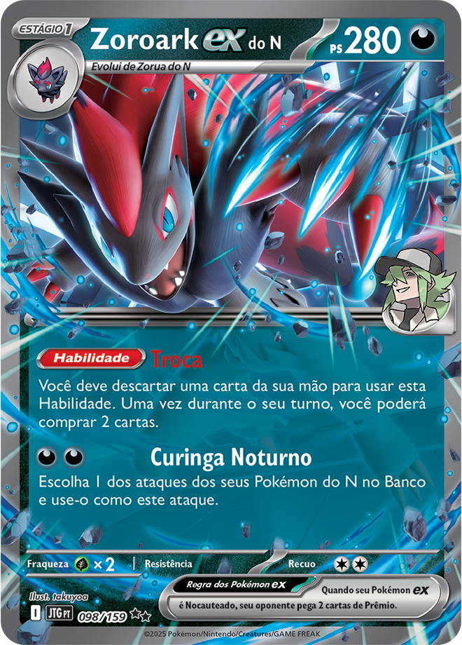 Carta Zoroark ex do N