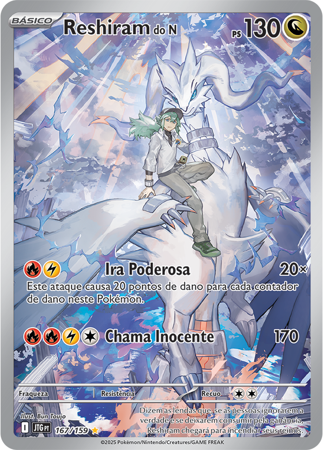 Carta Reshiram do N