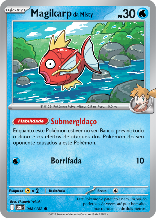 Carta Magikarp da Misty