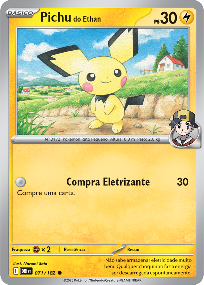 Carta Pichu do Ethan
