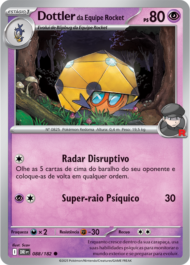 Carta Dottler da Equipe Rocket