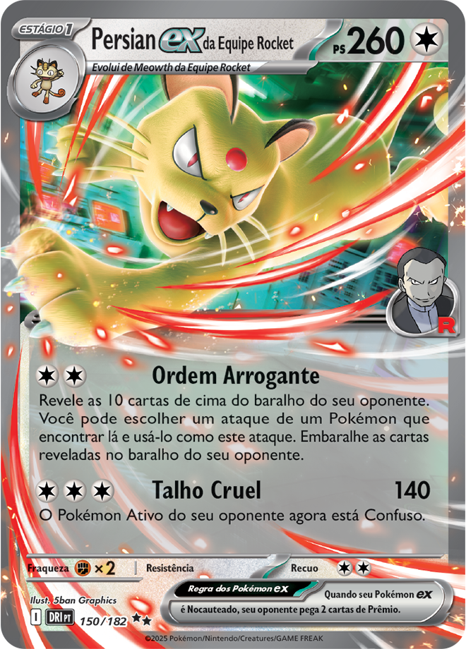 Carta Persian ex da Equipe Rocket