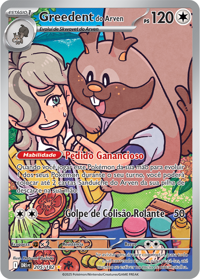 Carta Greedent do Arven