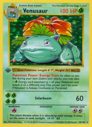 Carta Venusaur