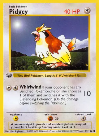 Carta Pidgey