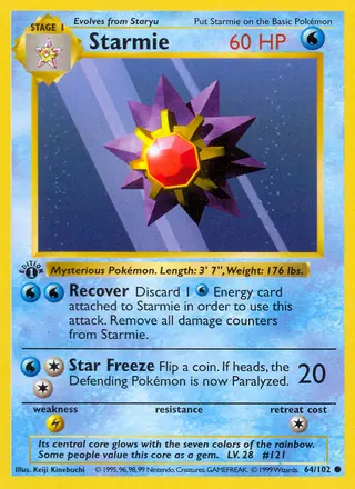 Carta Starmie