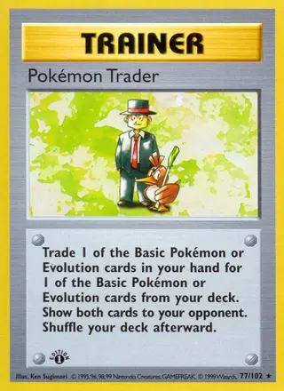 Carta Pokémon Trader