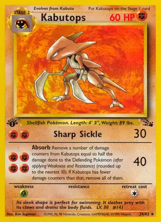 Carta Kabutops