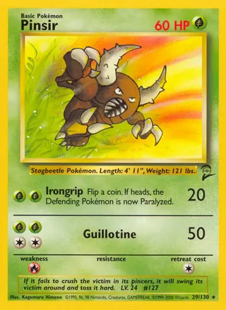 Carta Pinsir