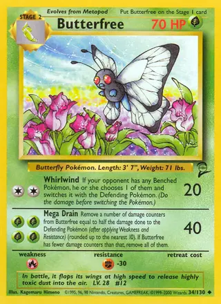 Carta Butterfree