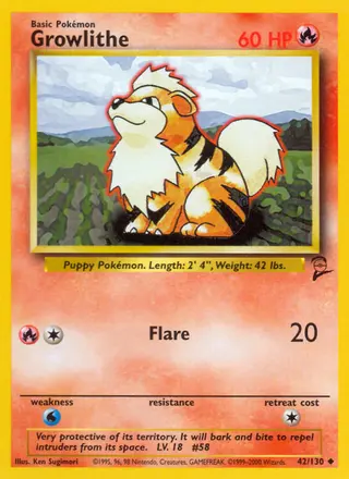 Carta Growlithe