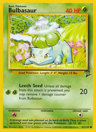 Carta Bulbasaur