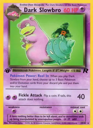 Carta Dark Slowbro