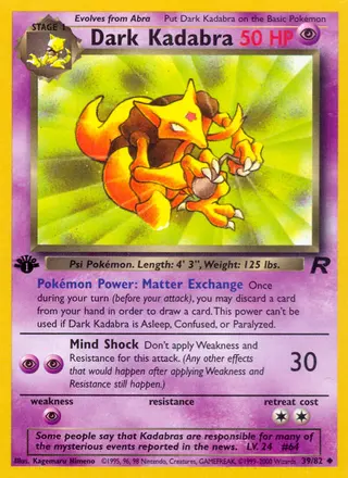 Carta Dark Kadabra