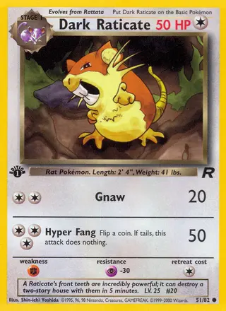 Carta Dark Raticate