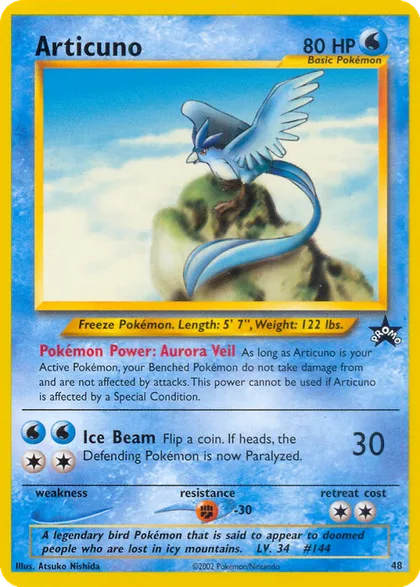 Carta Articuno