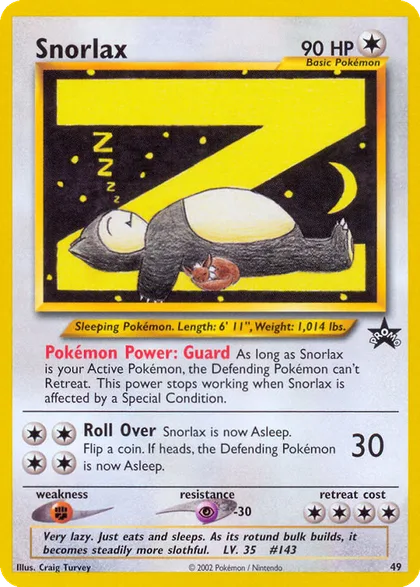 Carta Snorlax