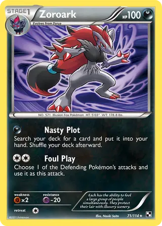 Carta Zoroark