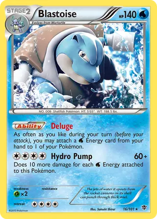 Carta Blastoise