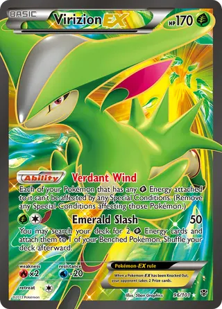 Carta Virizion-EX