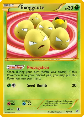 Carta Exeggcute