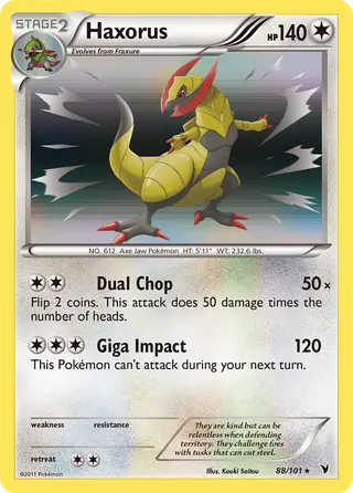Carta Haxorus