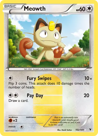 Carta Meowth