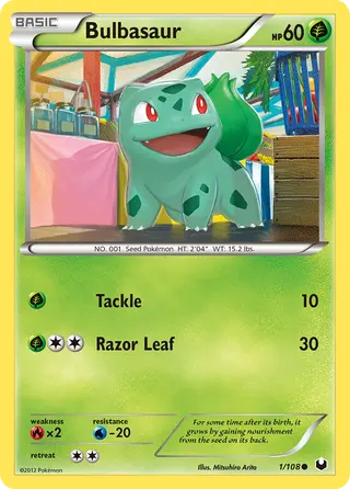 Carta Bulbasaur