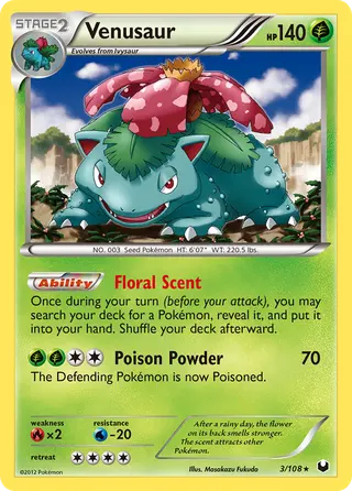 Carta Venusaur