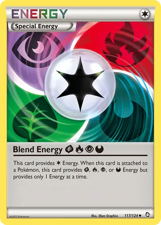 Carta Energia de Fusão Grass Fire Psychic Darkness