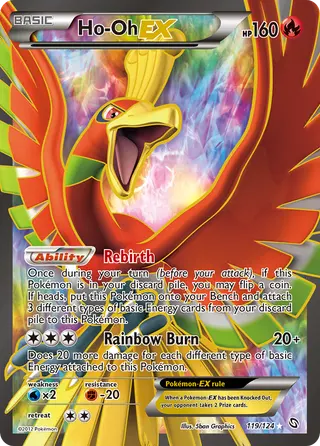 Carta Ho-Oh-EX