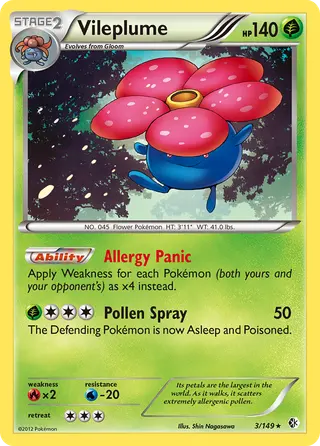 Carta Vileplume
