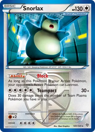 Carta Snorlax