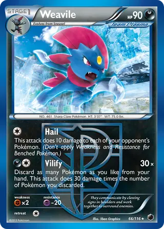 Carta Weavile