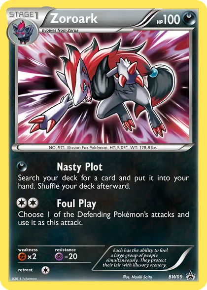 Carta Zoroark
