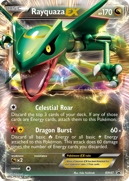 Carta Rayquaza EX