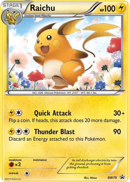 Carta Raichu